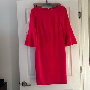 Pink Calvin Klein dress